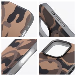 Чехол для iPhone 16 PRO MAX Forcell F-Protect Levels Dual Layer 4D technology совместимый с MagSafe Military Drop-Test desert