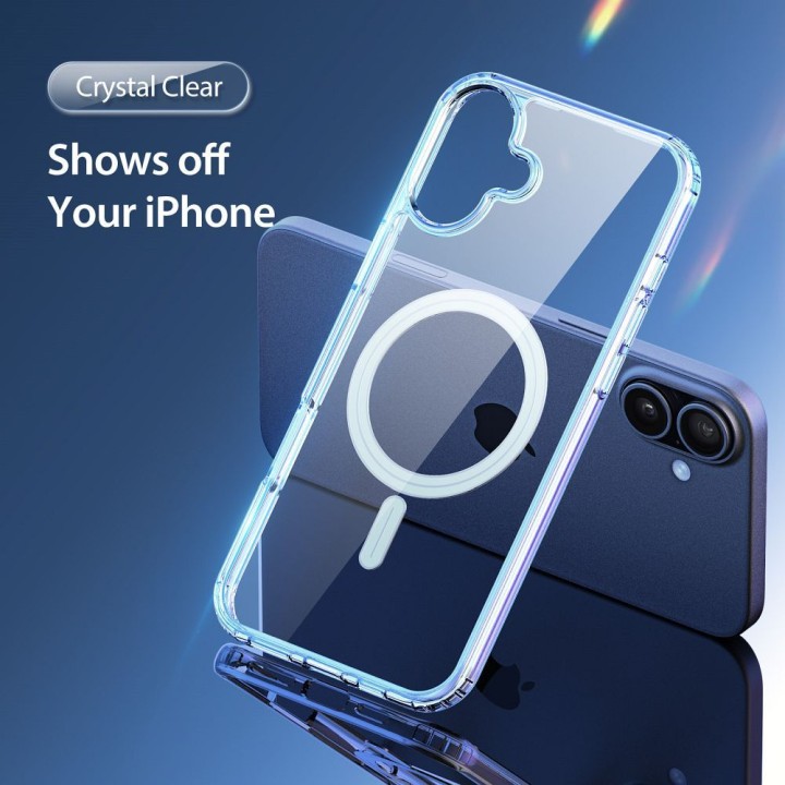 DUX DUCIS case CLIN MAG compatible with Magsafe for IPHONE 16 Plus transparent