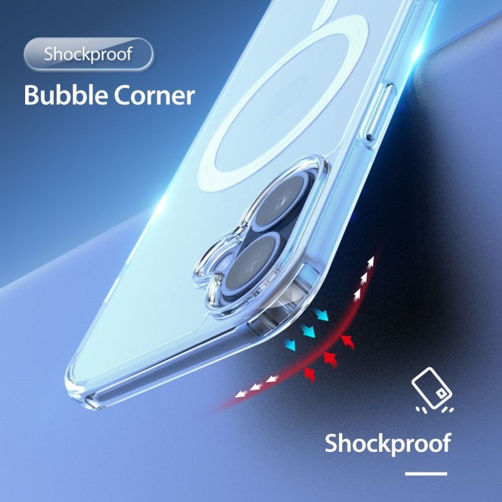DUX DUCIS чохол CLIN MAG сумісний із MagSafe для IPHONE 16 Plus прозорий