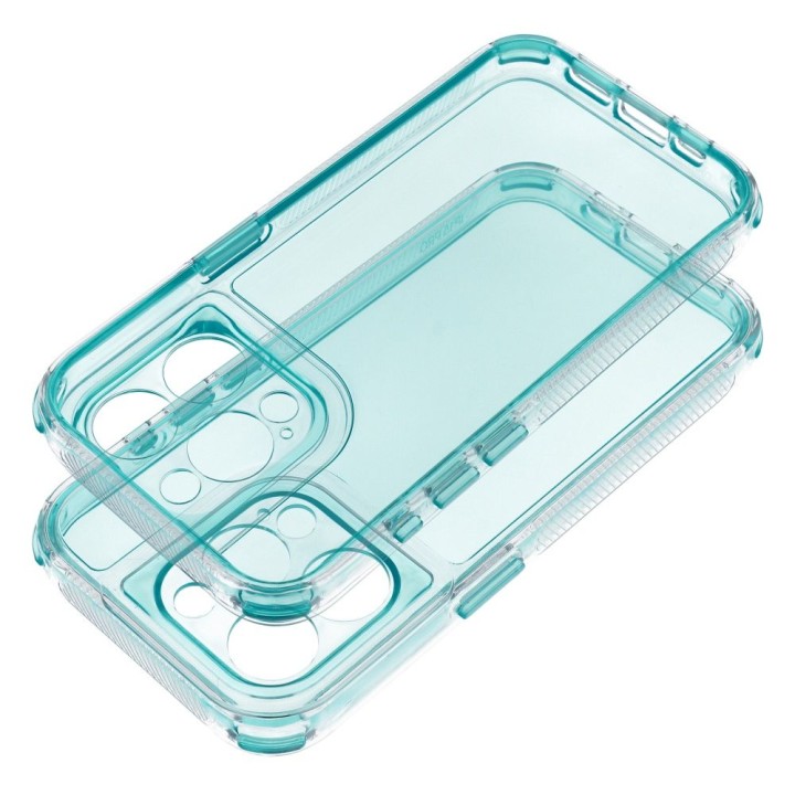 Etui na iPhone 16 PLUS Matrix Clear miętowe