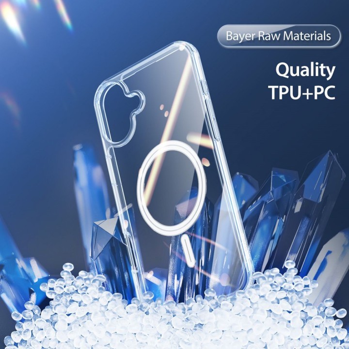 DUX DUCIS чохол CLIN MAG сумісний із MagSafe для IPHONE 16 Plus прозорий