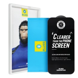 Szkło Hartowane 5D do iPhone 16 PRO MAX Mr. Monkey Glass (Strong Premium Ultra Clear AR) czarne