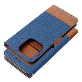 Чехол с клапаном для iPhone 16 PLUS Jeans Book синий