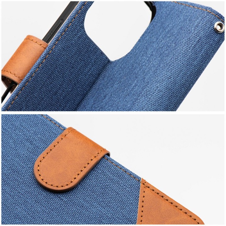 Flip case for iPhone 16 PLUS Jeans Book blue