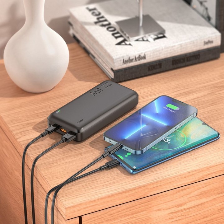 Повербанк Hoco 20000 mAh QC PD 3A 22,5W J101A чорний