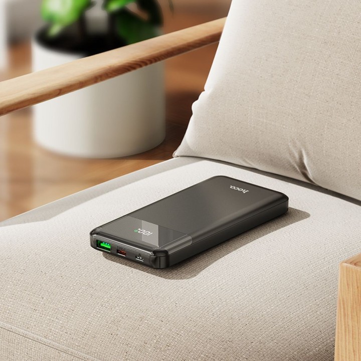 Повербанк Hoco 10000 mAh QC3.0 PD 3A 20W J102 чорний