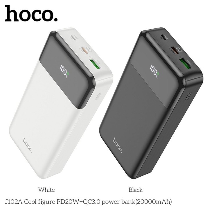 Повербанк Hoco 20000 mAh QC3.0 PD 3A 20W J102A чорний