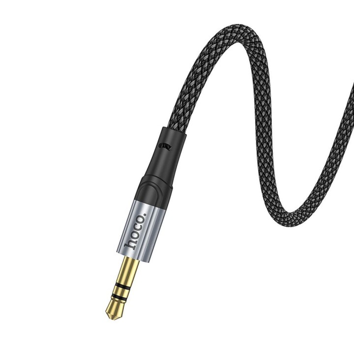 Кабель AUX Jack 3,5 mm для Jack 3,5 mm Hoco 1 m UPA26 черный