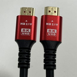 Kabel HDMI 2.1 8K 60Hz / 4K 120Hz – Ultra High Speed, HDR, eARC, VRR, 48Gbps 1 m czarny