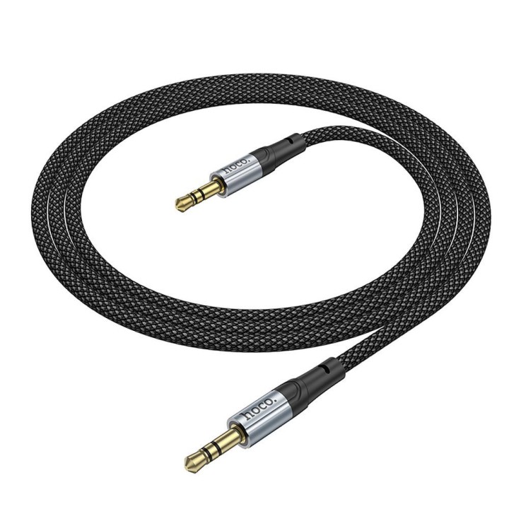 Кабель AUX Jack 3,5 mm для Jack 3,5 mm Hoco 1 m UPA26 черный