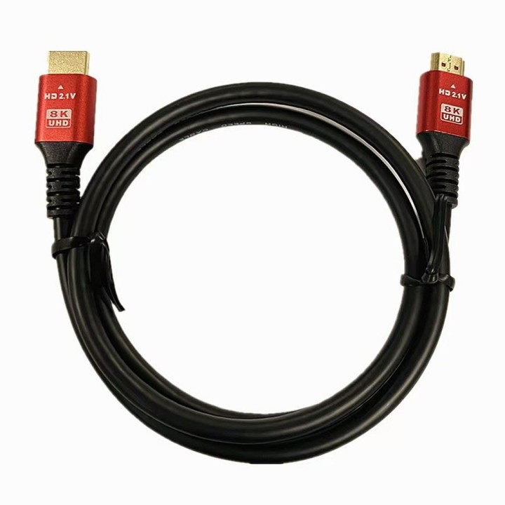 Cable HDMI 2.1 8K 60Hz / 4K 120Hz – Ultra High Speed, HDR, eARC, VRR, 48Gbps 1 m black