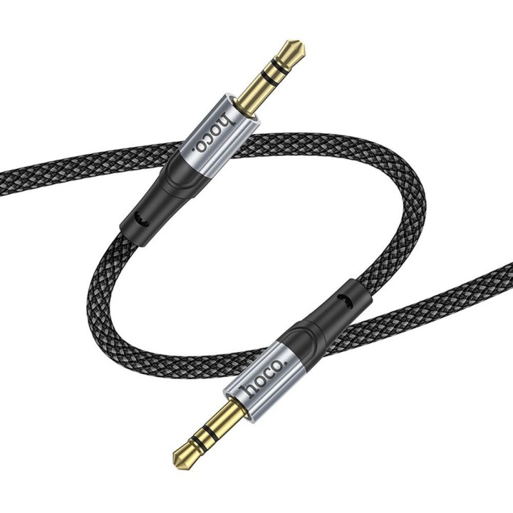 Кабель AUX Jack 3,5 mm для Jack 3,5 mm Hoco 1 m UPA26 черный