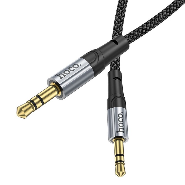 Кабель AUX Jack 3,5 mm для Jack 3,5 mm Hoco 1 m UPA26 черный