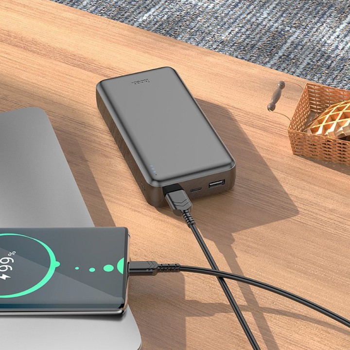 Повербанк Hoco 20000 mAh 2,1A J100A черный