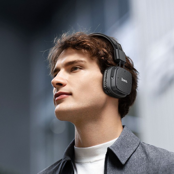 Wireless headphones on-ear Hoco W56 black