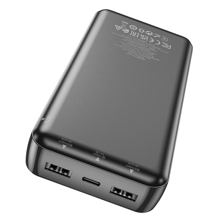 Power bank Hoco 20000 mAh 2,1A J100A black