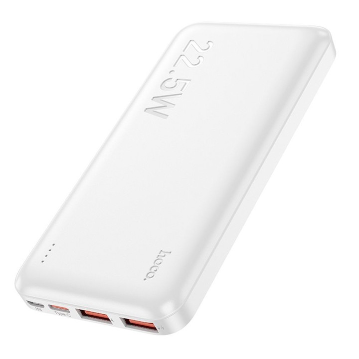 Повербанк Hoco 10000 mAh QC PD 3A 22,5W J101 білий