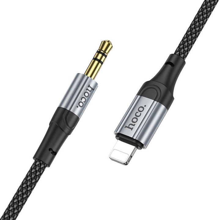 Cable AUX Lightning for Jack 3,5 mm Hoco 1 m UPA26 black