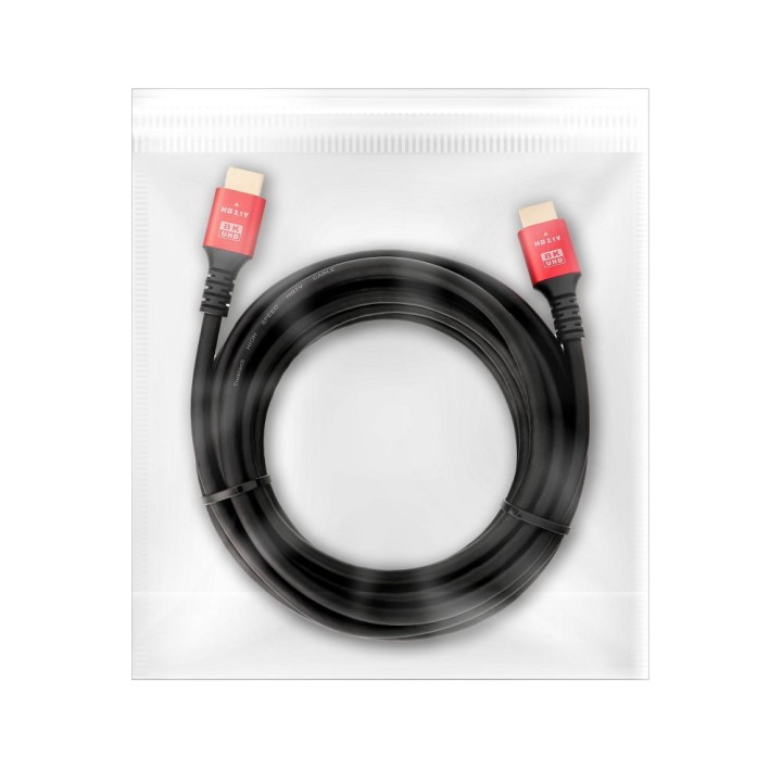 Кабель HDMI 2.1 8K 60Hz / 4K 120Hz – Ultra High Speed, HDR, eARC, VRR, 48Gbps 5 m чорний
