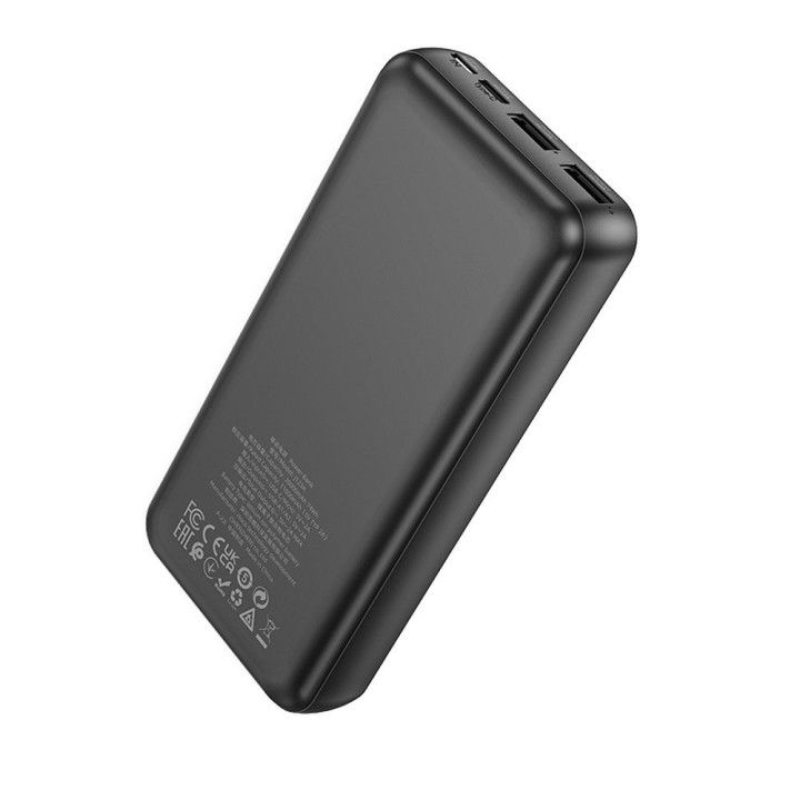 HOCO повербанк 20000 mAh 2A J123A черный
