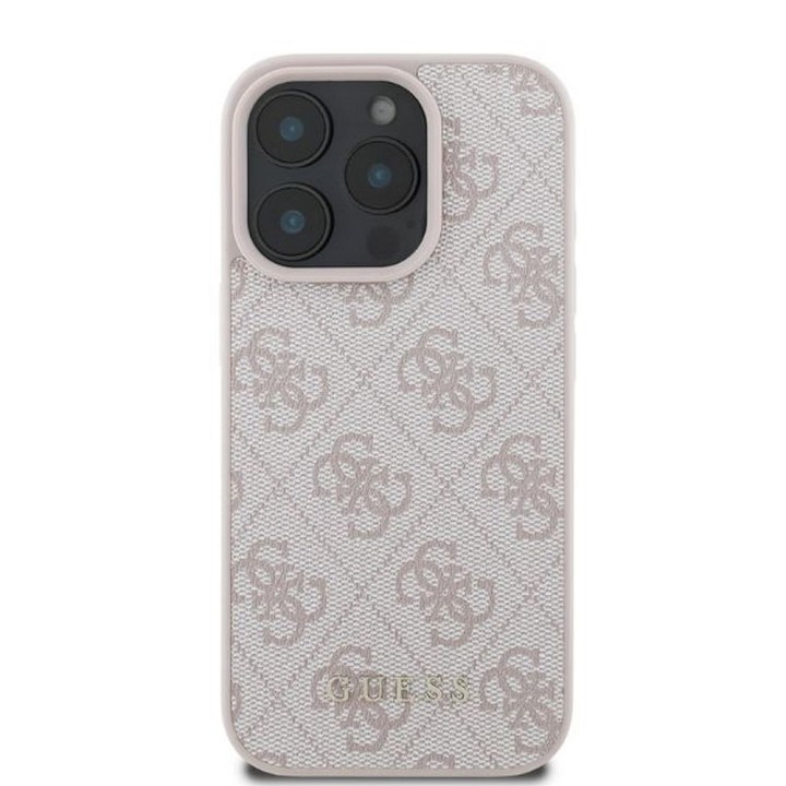 GUESS case for IPHONE 16 Pro GUHCP16LG4GFPI (PU 4G Classic) pink