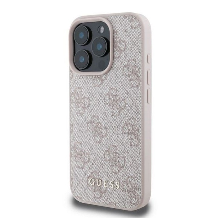 GUESS case for IPHONE 16 Pro GUHCP16LG4GFPI (PU 4G Classic) pink