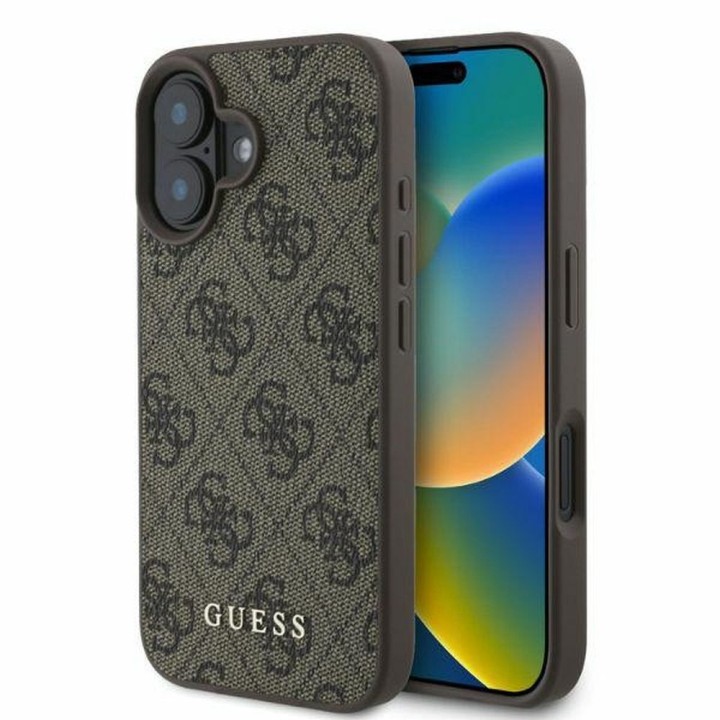 GUESS чохол для IPHONE 16 GUHCP16SG4GFBR (PU 4G Classic) коричневий
