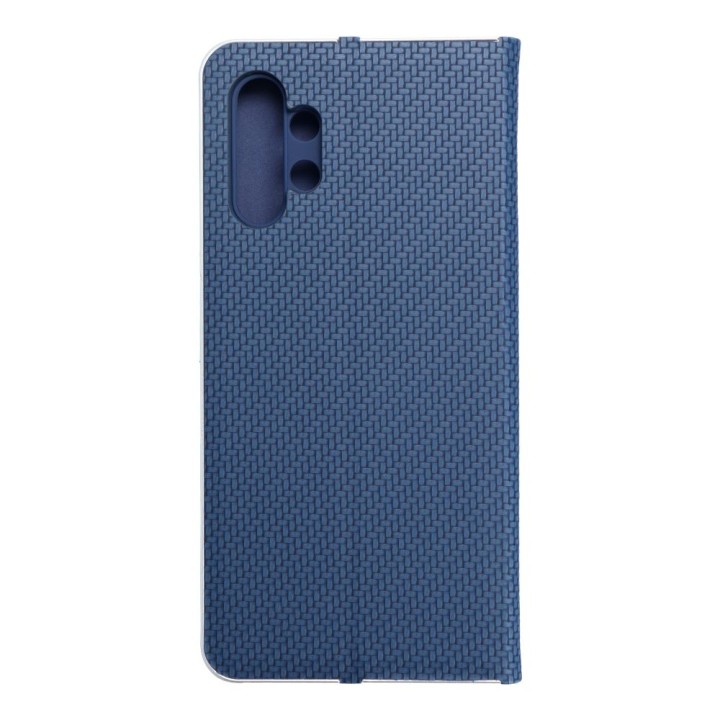 Чехол с клапаном для Samsung A13 4G Luna Book Carbon синий