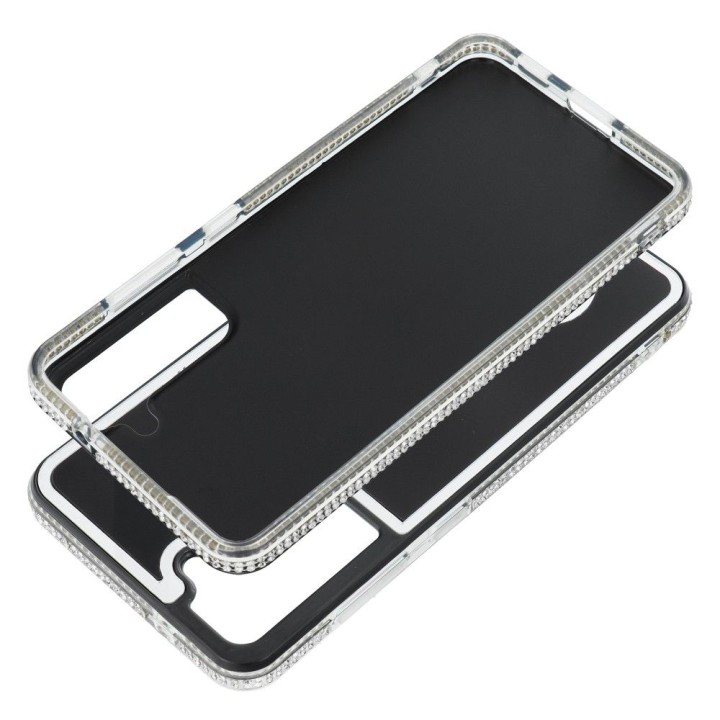 Etui na Samsung S24 Teddy Bear srebrne