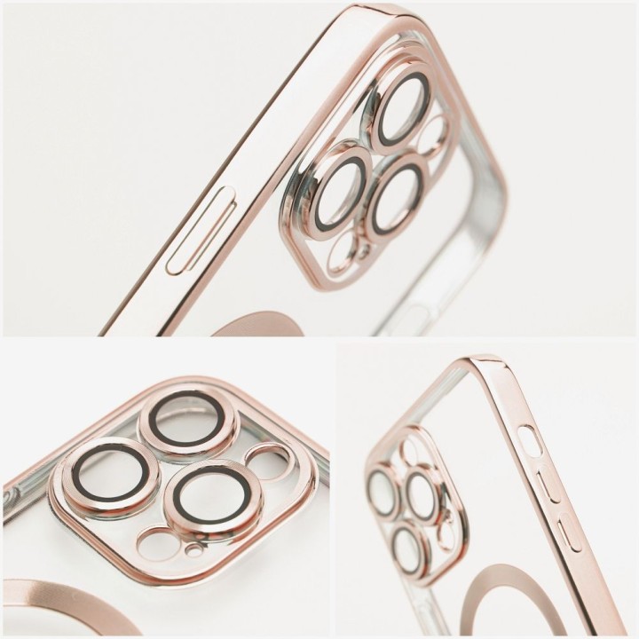 Case for iPhone 16 PRO Electro Mag Cover MagSafe compatible brown