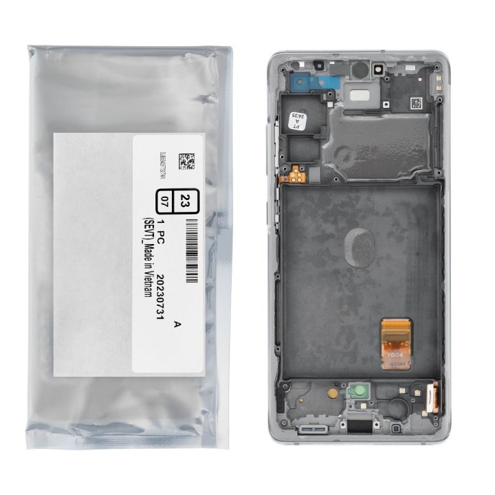 ServicePack LCD display SAMSUNG S20 FE 4G/5G G780F/G781F GH82-31329B White