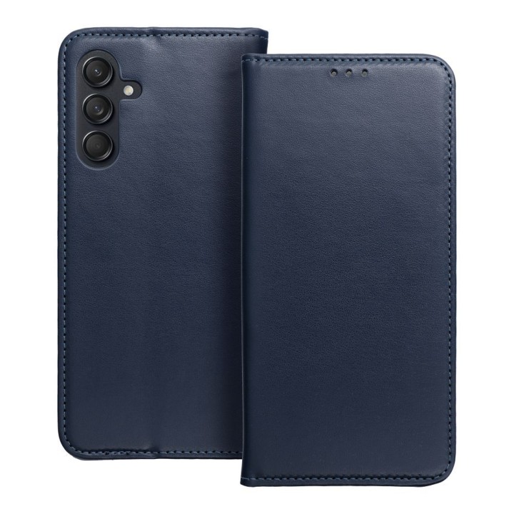 Etui z klapką na Samsung M55 5G Smart Magneto granatowe