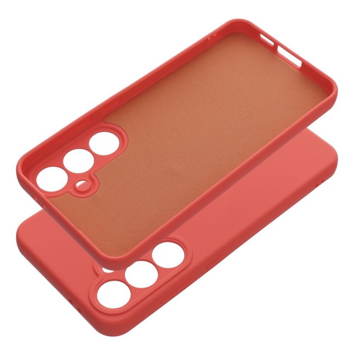 Case for Samsung S24 FE Silicone peach