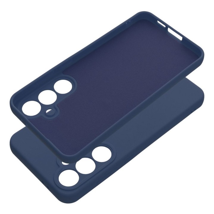 Чехол для Samsung S24 FE Silicone синий