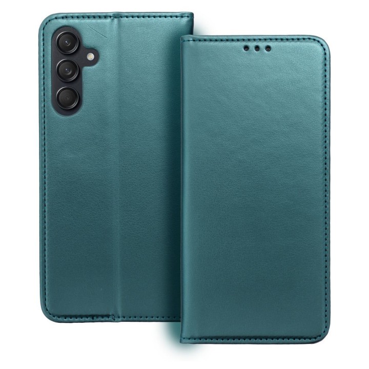 Flip case for Samsung A16 Smart Magneto dark green