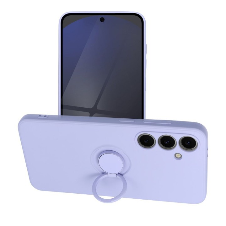 Чохол для Samsung S24 FE Silicone Ring фіолетовий