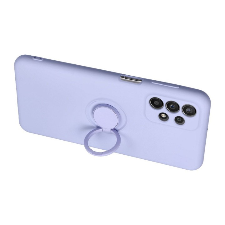 Etui na Samsung S24 FE Silicone Ring fioletowe