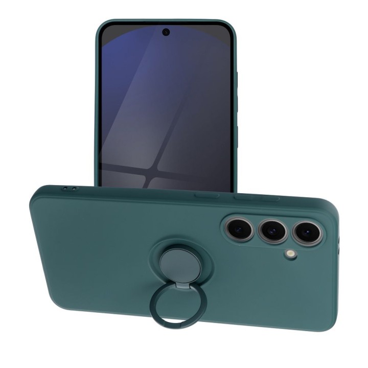Чохол для Samsung S24 FE Silicone Ring зелений