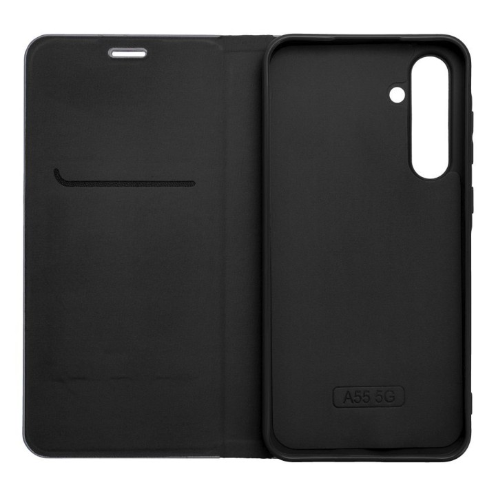 Flip case for Samsung S24 FE Luna Book Carbon black