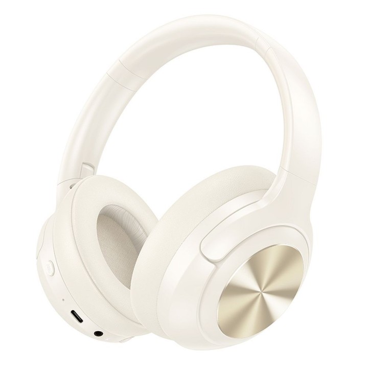 Wireless on-ear headphones Hoco ANC W54 white