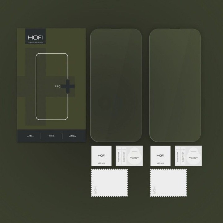 HOFI szkło hartowane do IPHONE 16 Plus GLASS PRO+ 2-pack transparentne