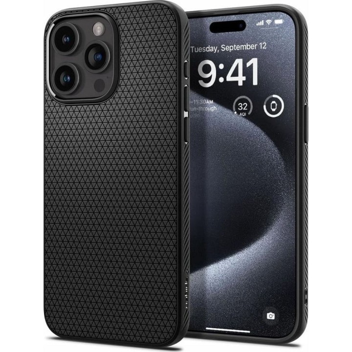 SPIGEN чехол LIQUID AIR для IPHONE 16 Pro matte black