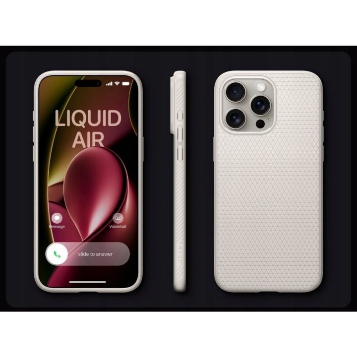 SPIGEN чехол LIQUID AIR для IPHONE 16 Pro matte black