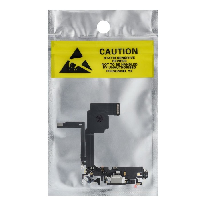 Шлейф зарядки USB для IPHONE 15 Pro чорний OEM