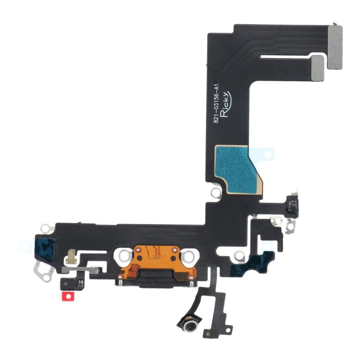 USB charging flex cable for IPHONE 13 Mini black (pulled)