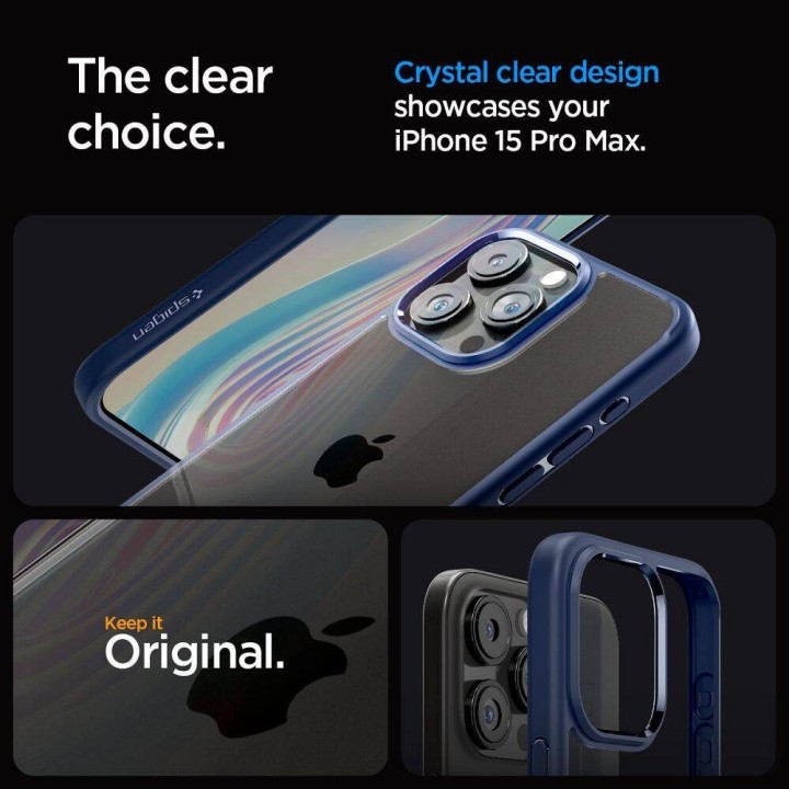 SPIGEN чехол ULTRA HYBRID для IPHONE 16 Pro Max navy blue