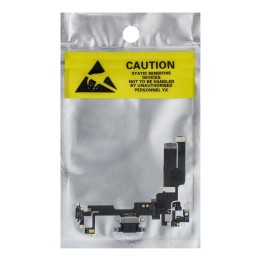 USB charging flex cable for IPHONE 14 black OEM