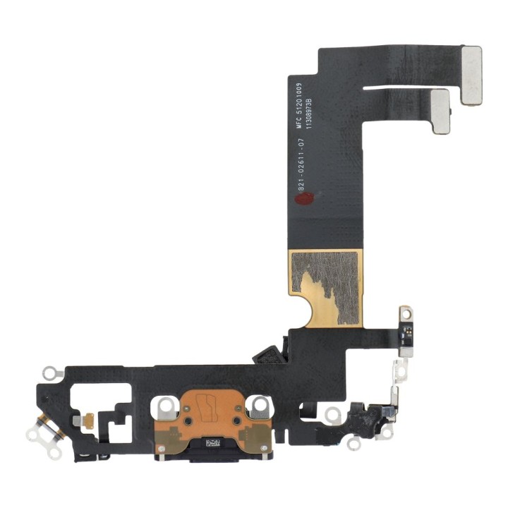 USB charging flex cable for IPHONE 12 mini black (pulled)