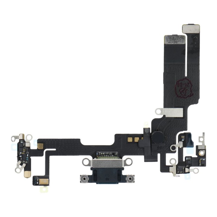 Шлейф зарядки USB для IPHONE 14 черный OEM