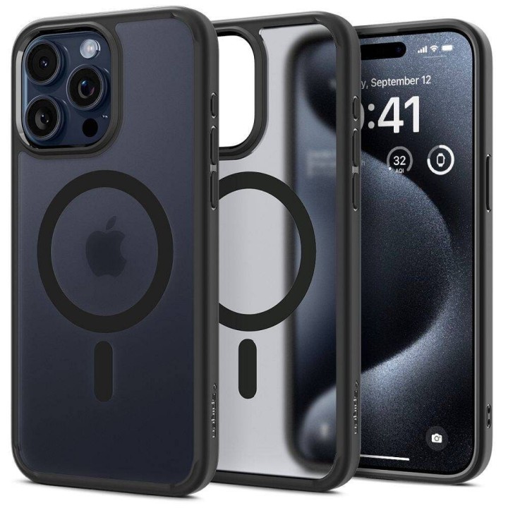 SPIGEN чохол ULTRA HYBRID MAG сумісний з MagSafe для IPHONE 16 Pro frost black